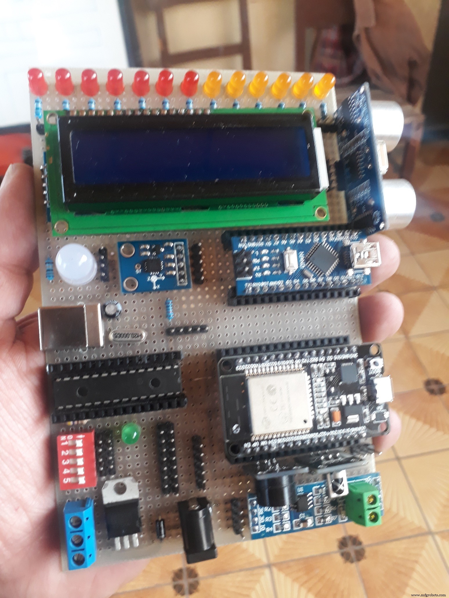 Advanced Microcontrollers Lab: ESP32, Arduino, PIC, and Sensor Modules