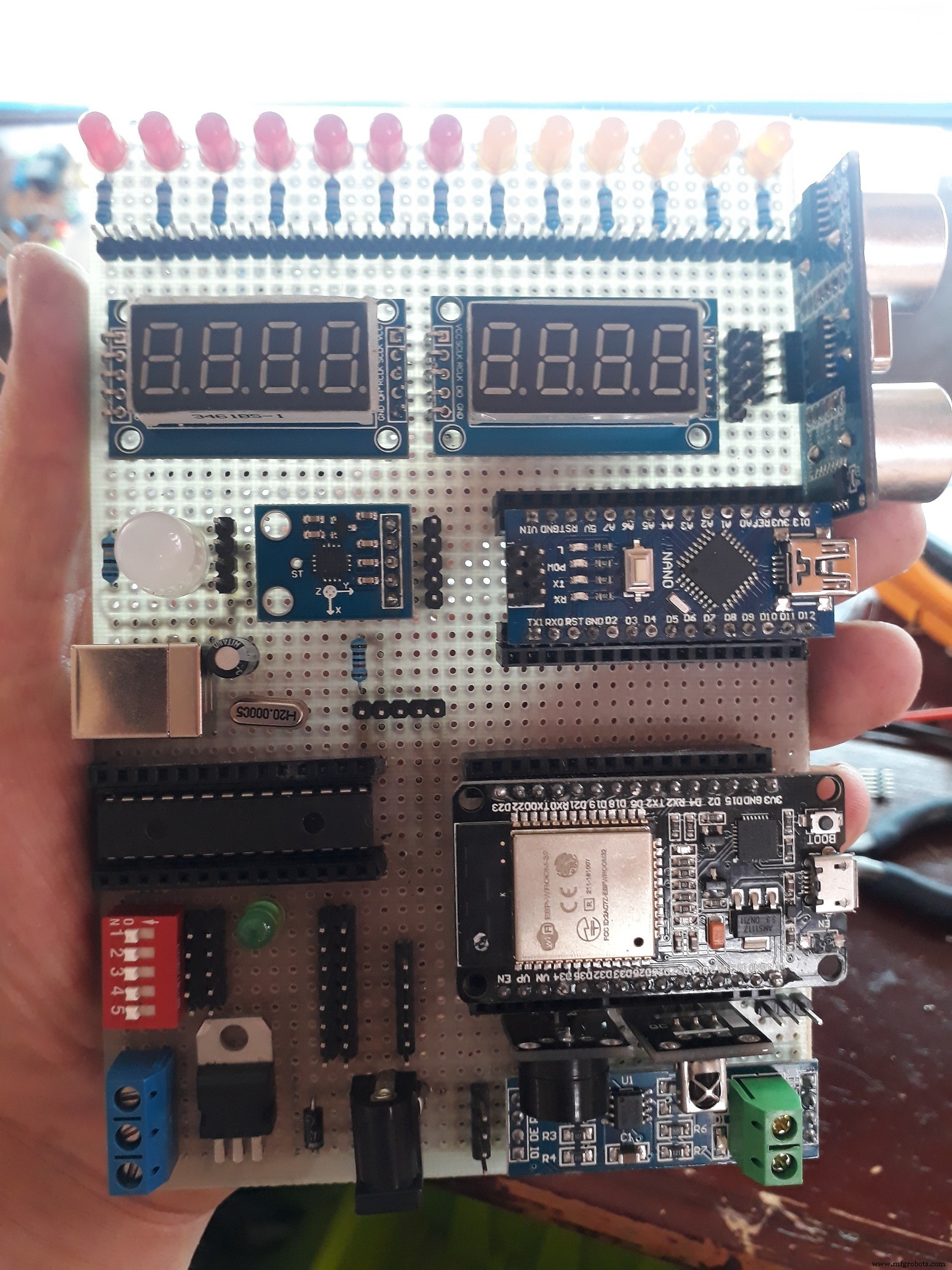 Advanced Microcontrollers Lab: ESP32, Arduino, PIC, and Sensor Modules