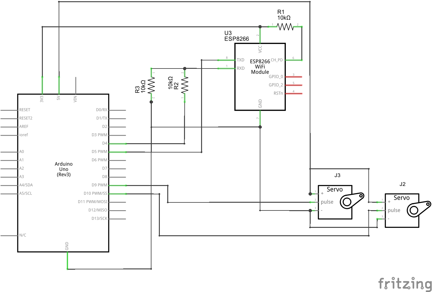 Wi-Servo: Control Servomotors Over Wi‑Fi Using a Web Browser