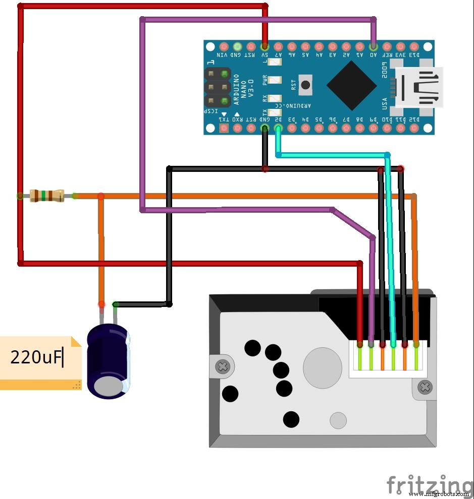 Build a Precise Air Quality Monitor with the Sharp GP2Y1010AU0F Sensor