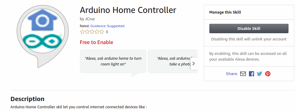 Alexa-Enabled Arduino Home Controller: Smart Automation Made Simple