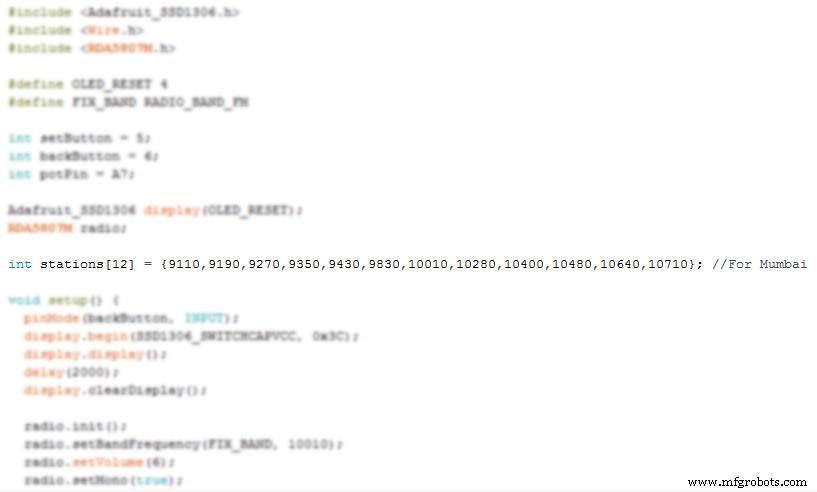 Build a Compact FM Radio with Arduino Nano and RDA8057M