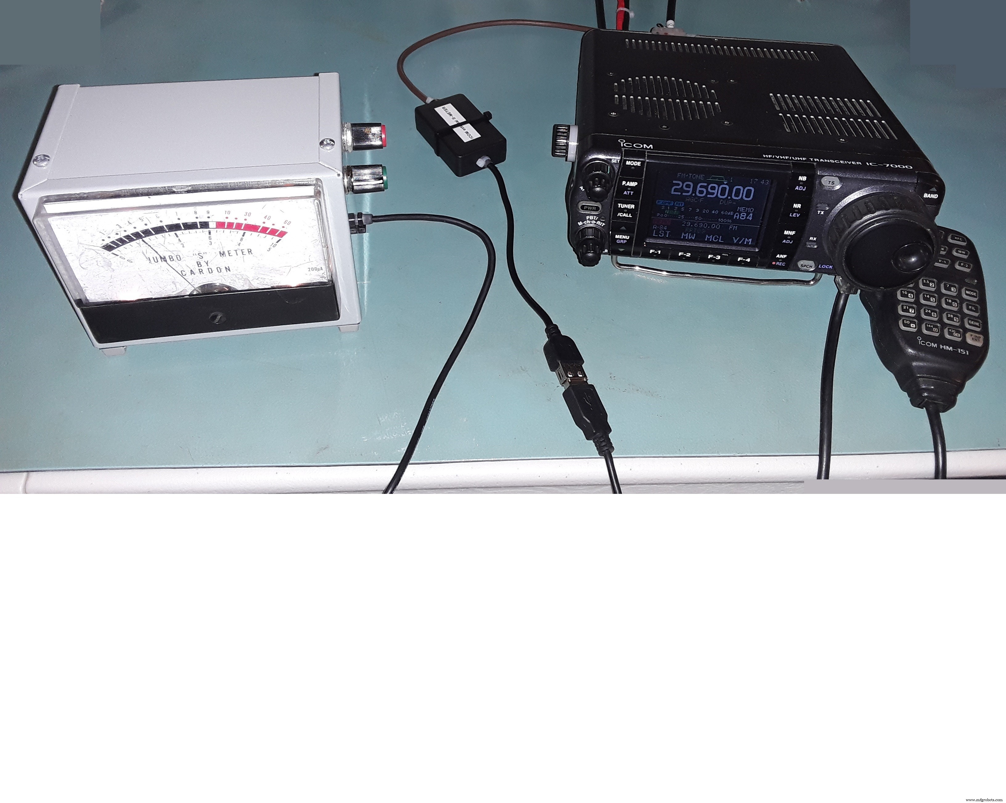 External S‑Meter for Icom Radios Using CI‑V and Arduino