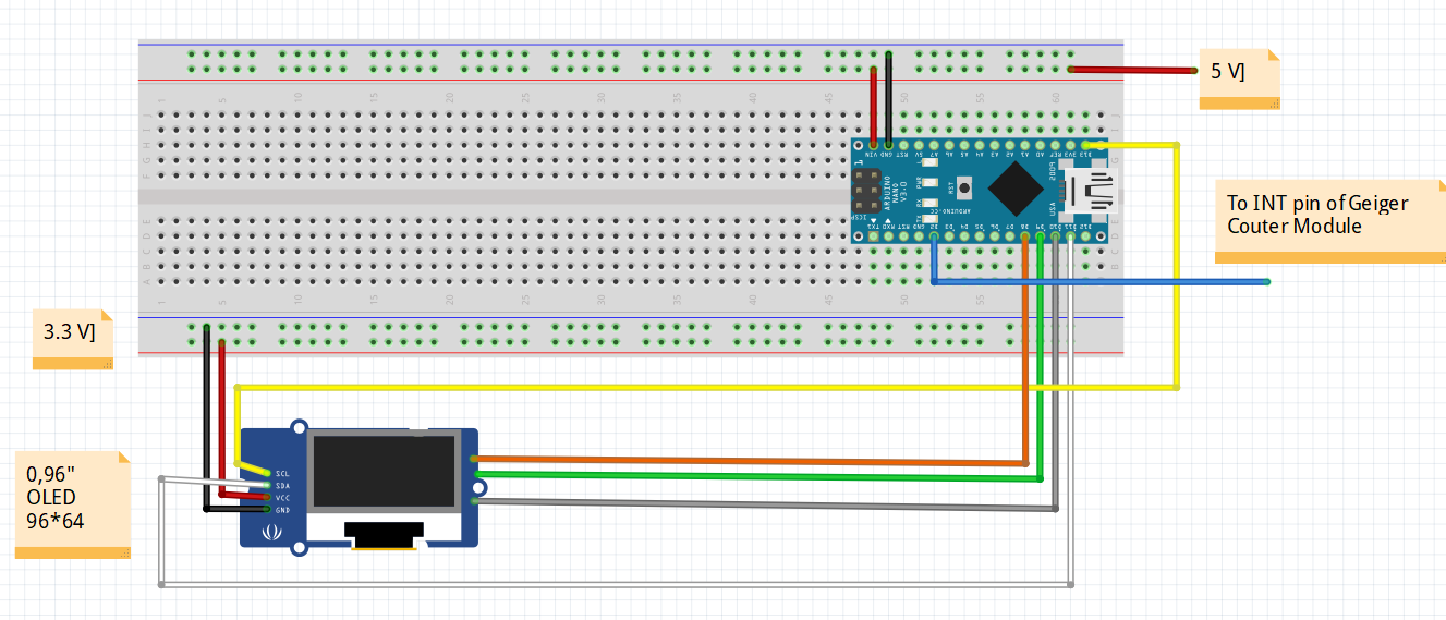 Build a Handheld Geiger Counter Using Arduino Nano