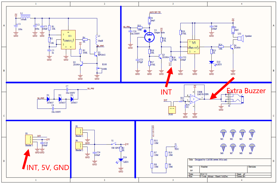 Build a Handheld Geiger Counter Using Arduino Nano