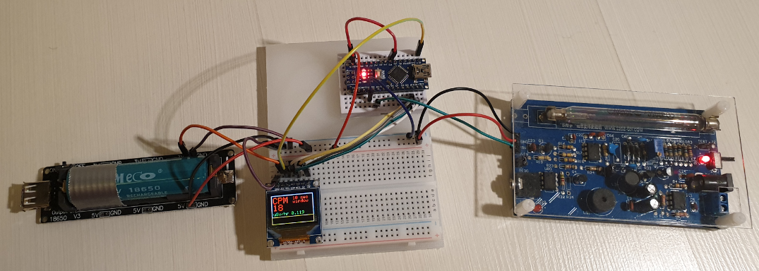 Build a Handheld Geiger Counter Using Arduino Nano