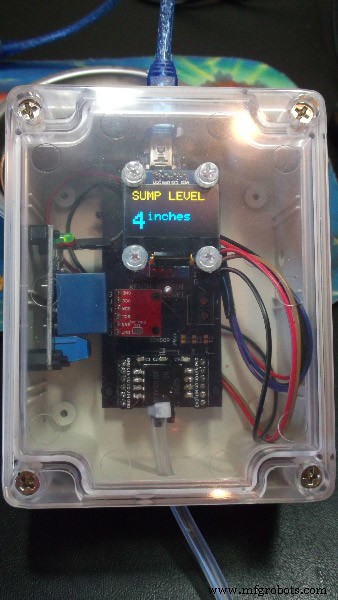 DIY Sump Level Monitor with Arduino Nano, MPXV5010DP & OLED Display