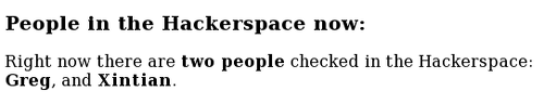 Smart Electronic Check‑In System for Hackerspaces
