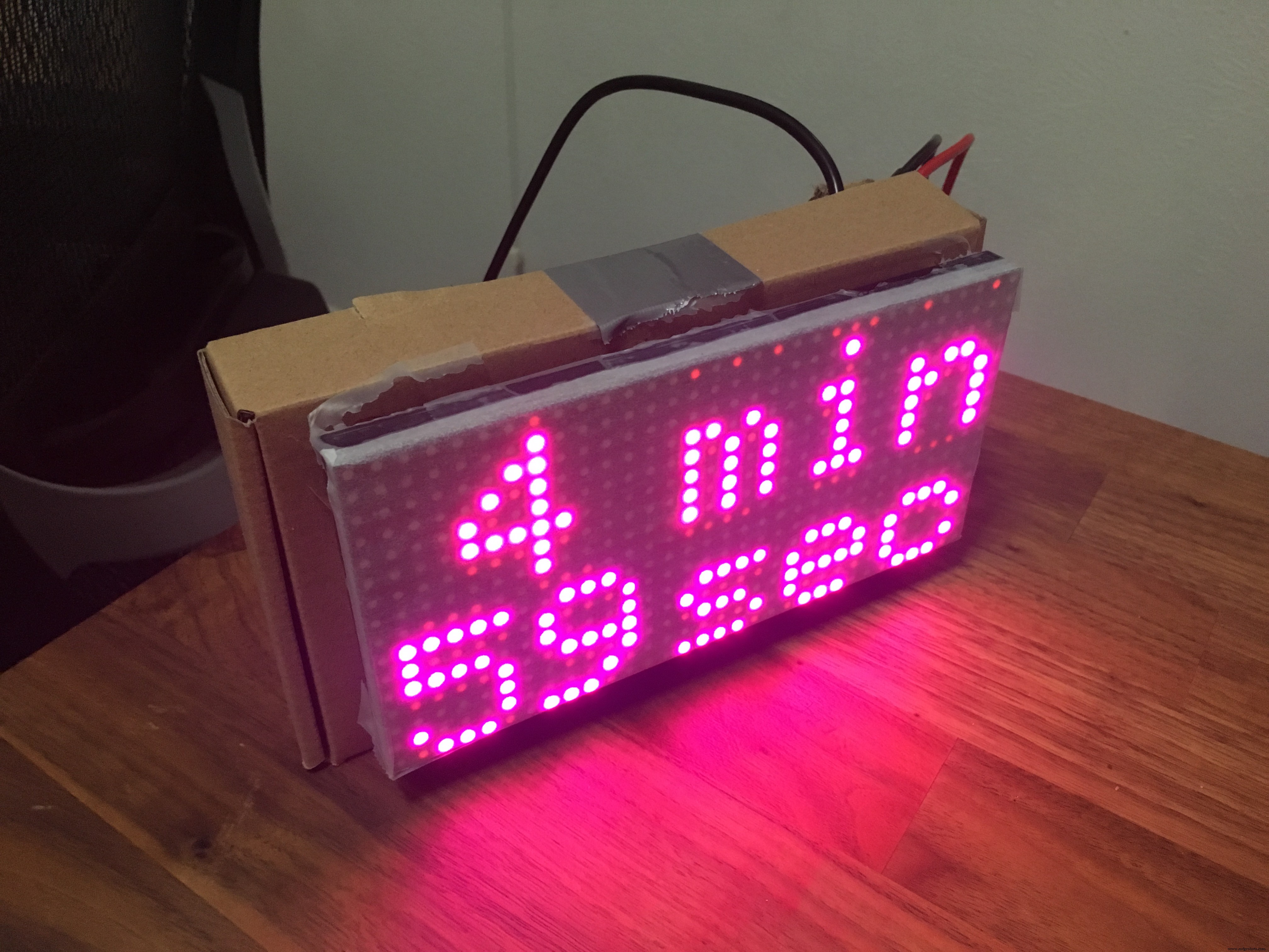Precise New Year Countdown Display Using Arduino and LED Matrix
