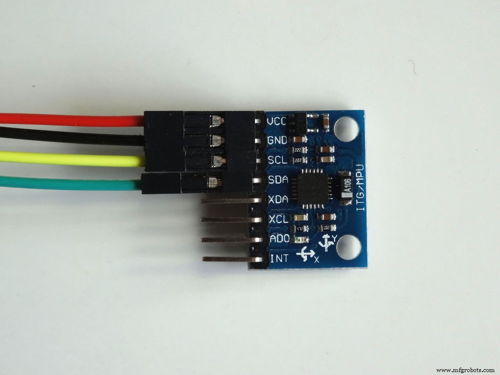 Calculate Tilt Angles from MPU6050 Acceleration Using Arduino Nano