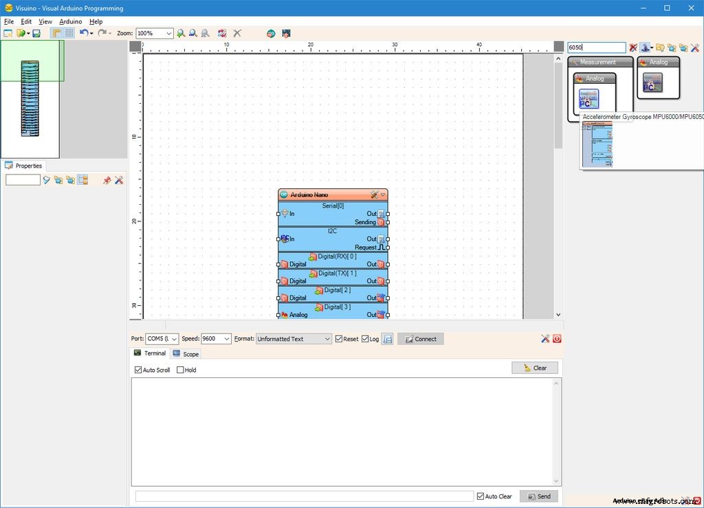 Calculate Tilt Angles from MPU6050 Acceleration Using Arduino Nano