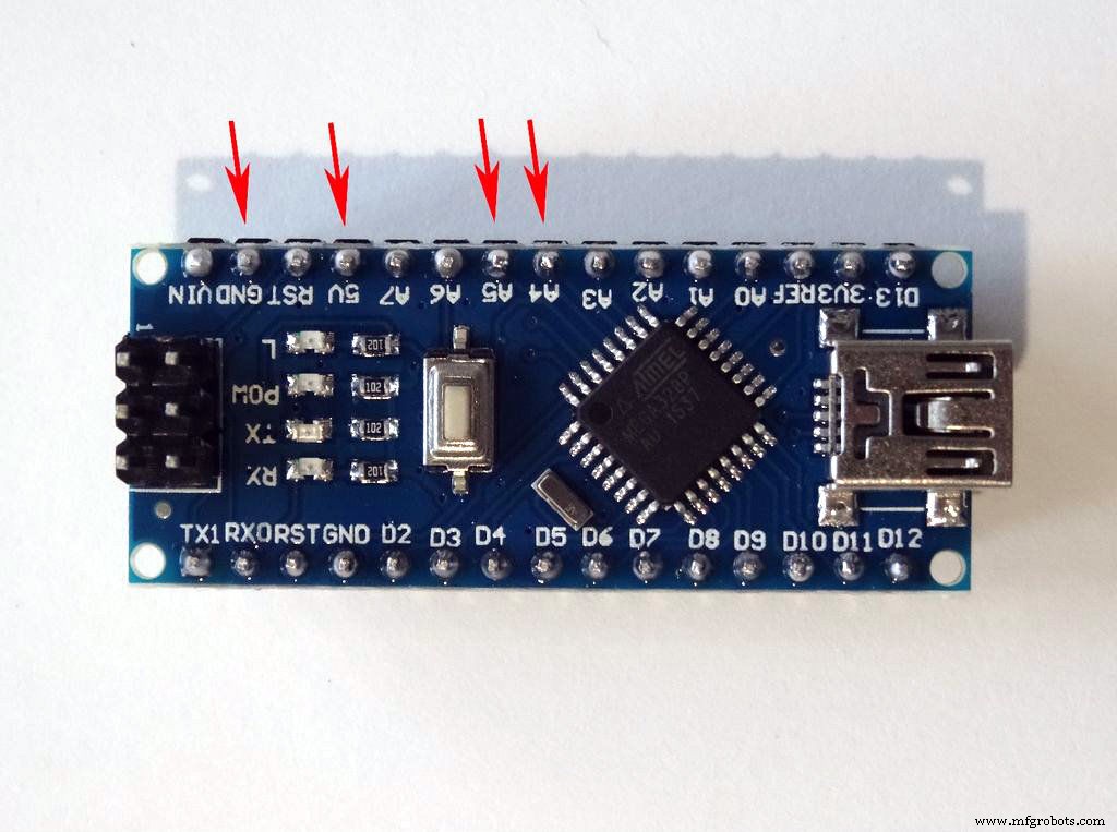 Calculate Tilt Angles from MPU6050 Acceleration Using Arduino Nano