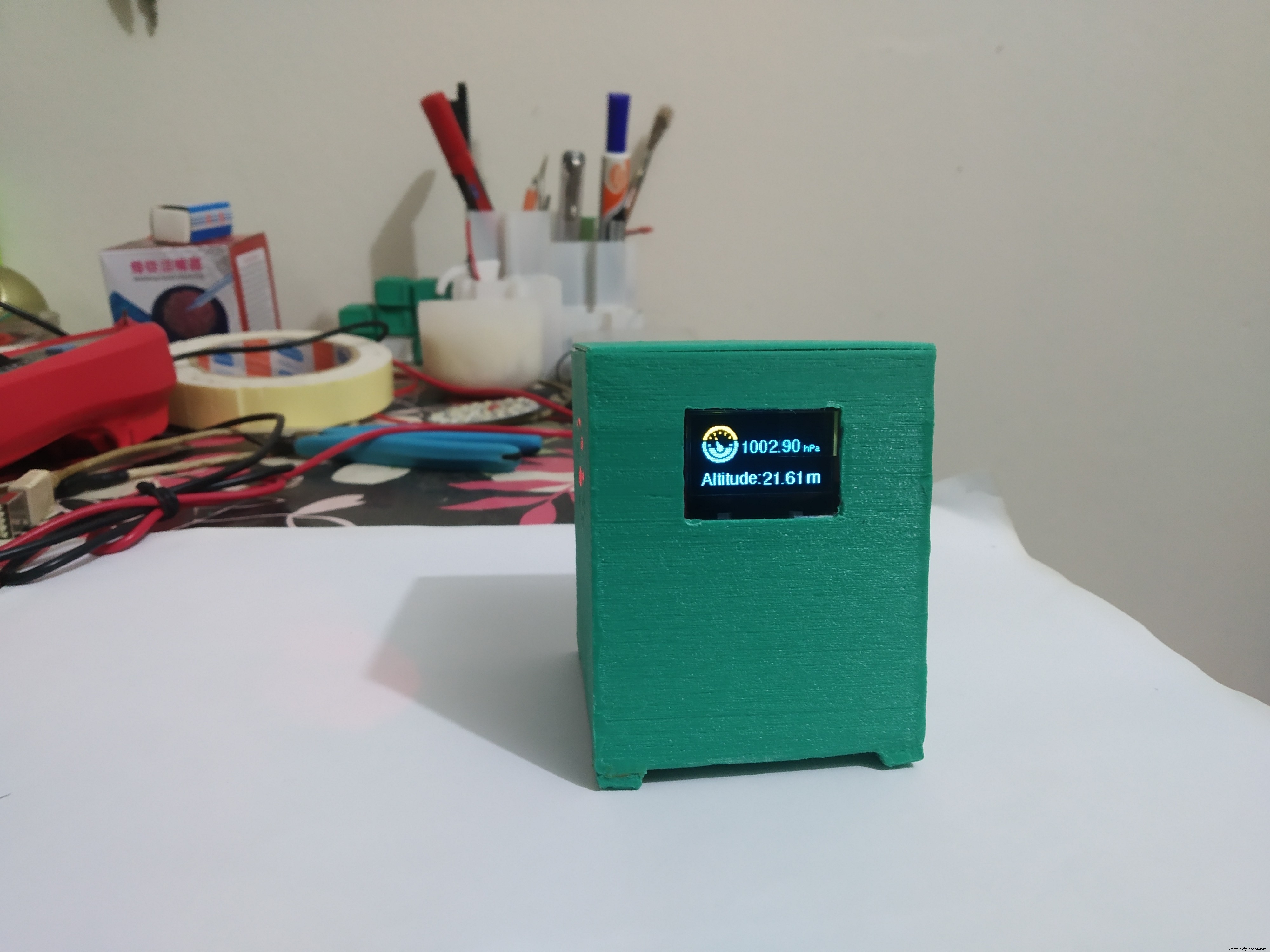 Arduino Nano Weather Station: Sensor Kit & OLED Display