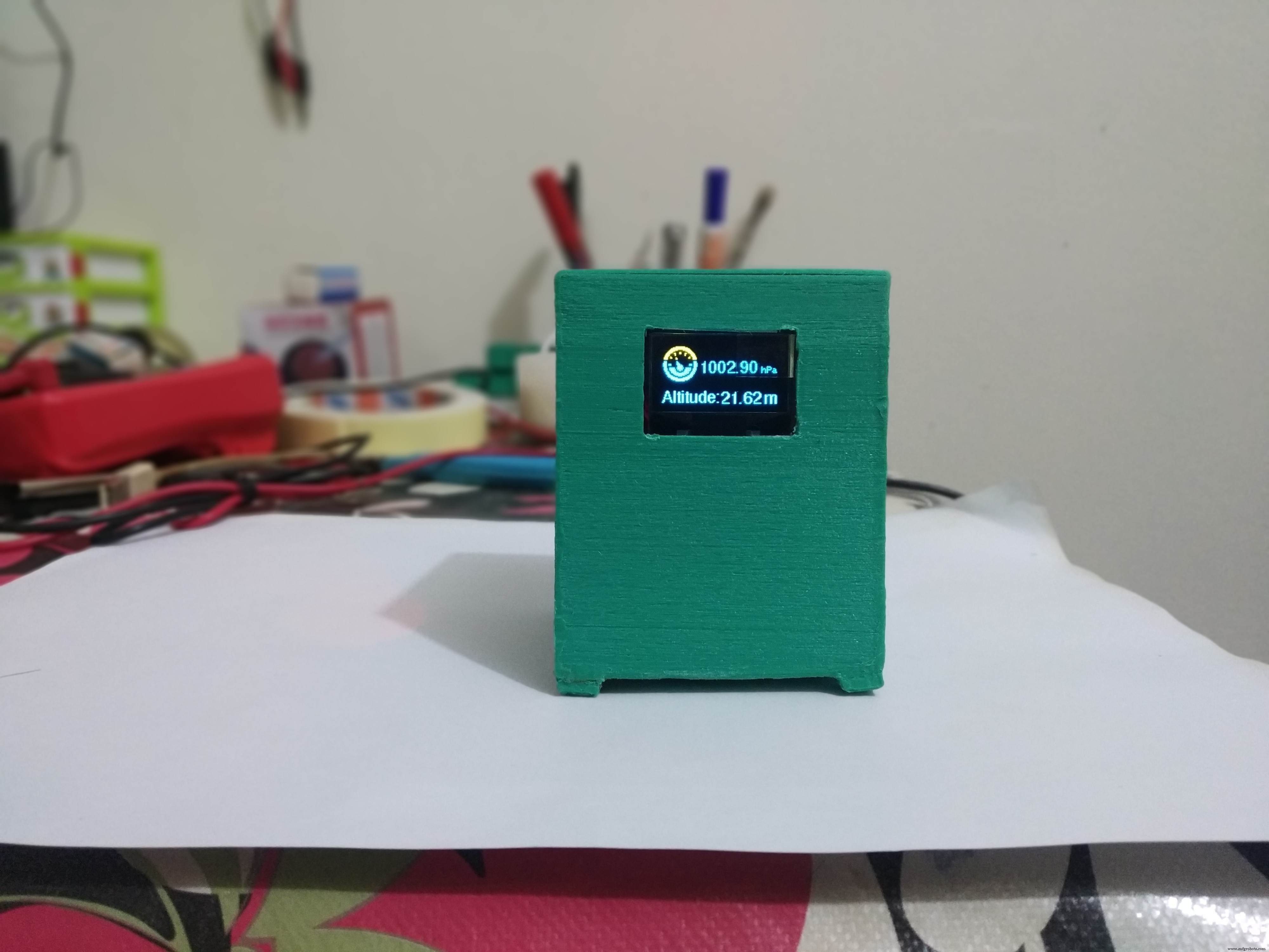 Arduino Nano Weather Station: Sensor Kit & OLED Display