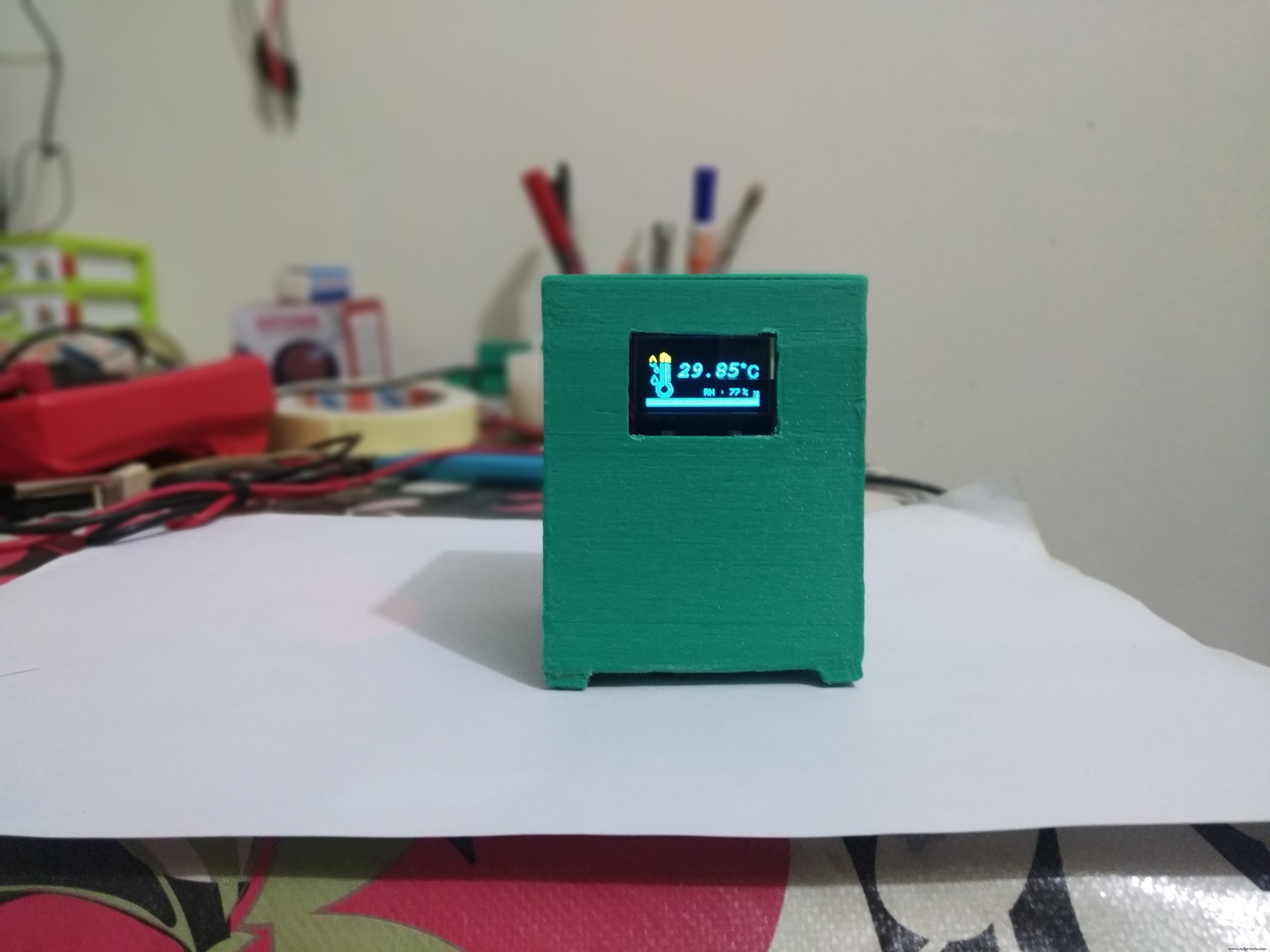 Arduino Nano Weather Station: Sensor Kit & OLED Display