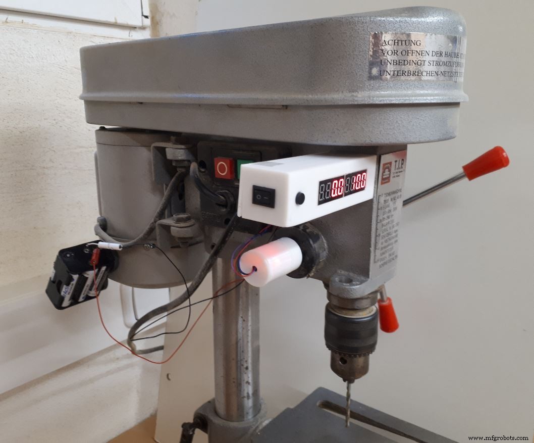 Accurate Drill Depth Display Using a Gyro Sensor & Arduino Nano