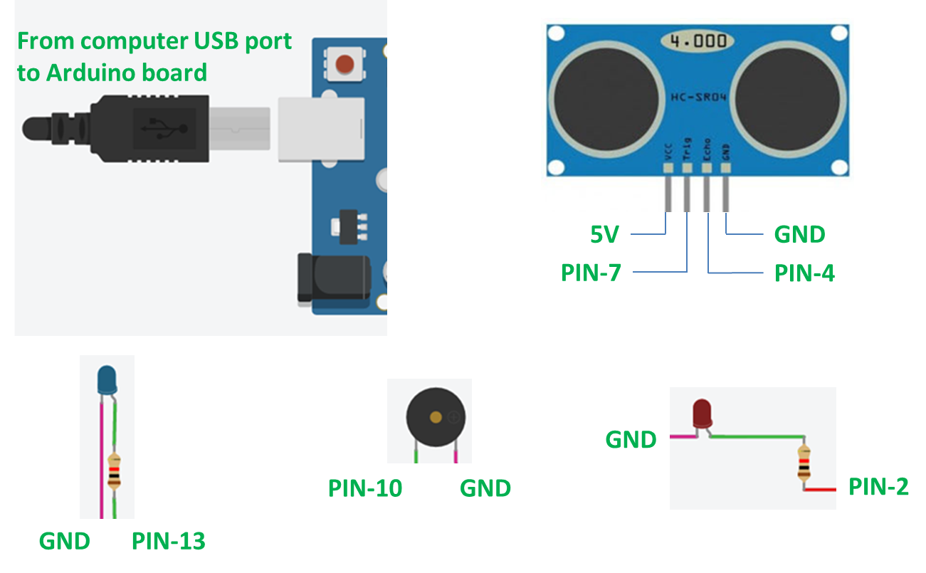 Advanced Arduino Collision Warning System – Visual & Audio Alerts for Vehicle Safety