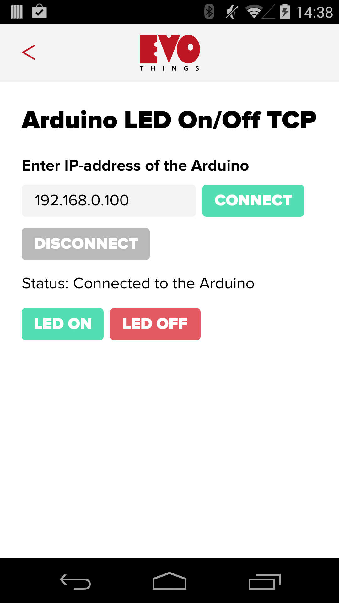 Control Arduino LED Blinks from Your iOS & Android App via WiFi/Ethernet