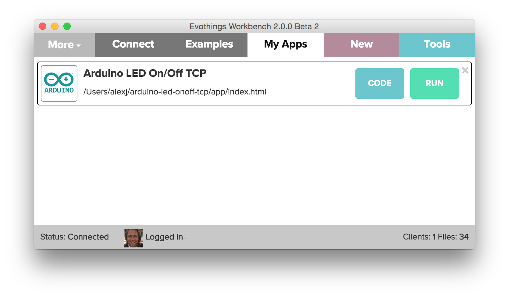 Control Arduino LED Blinks from Your iOS & Android App via WiFi/Ethernet