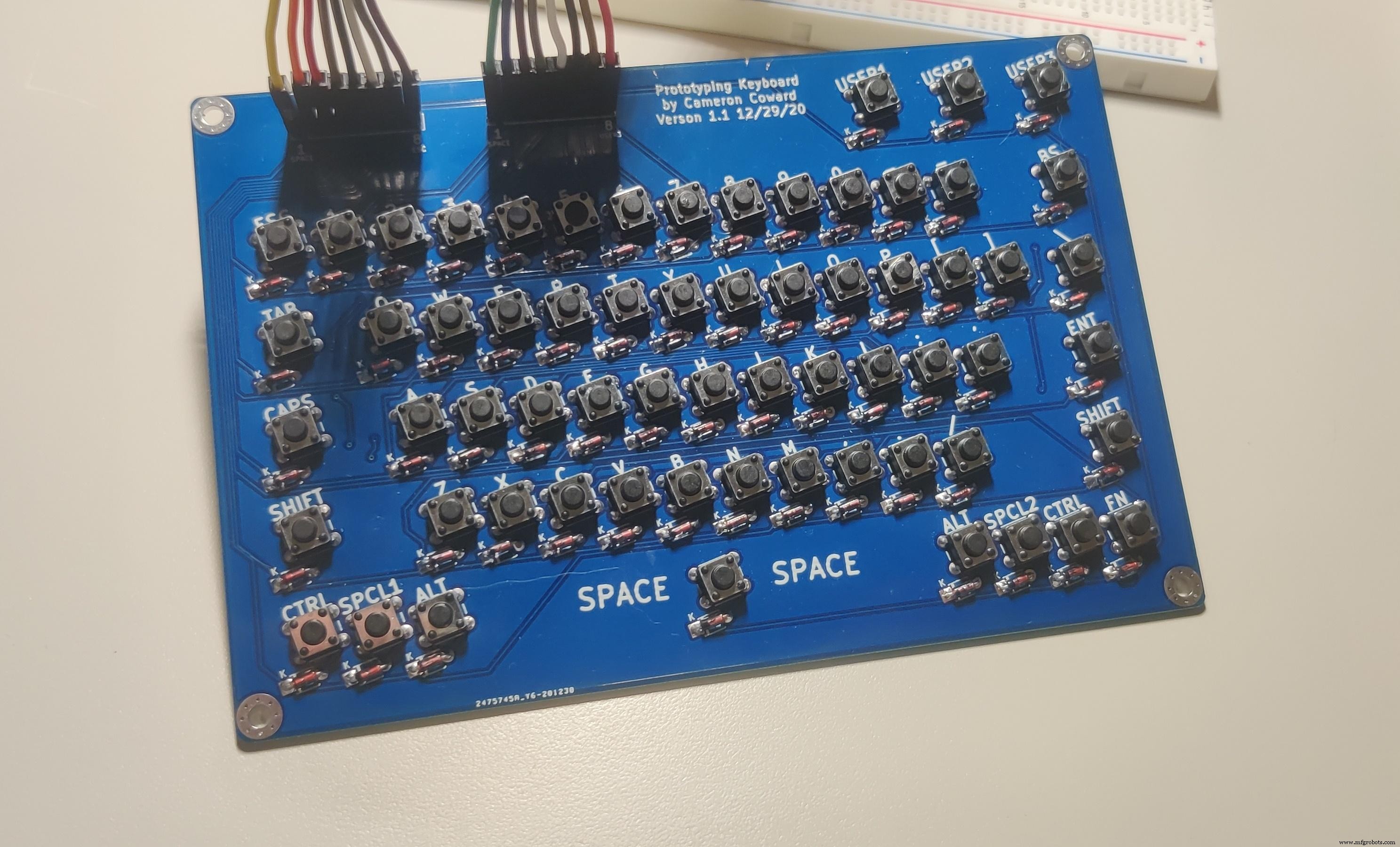 Arduino 64-Key Prototype Keyboard Matrix – Build a Custom Keyboard with Shift Registers