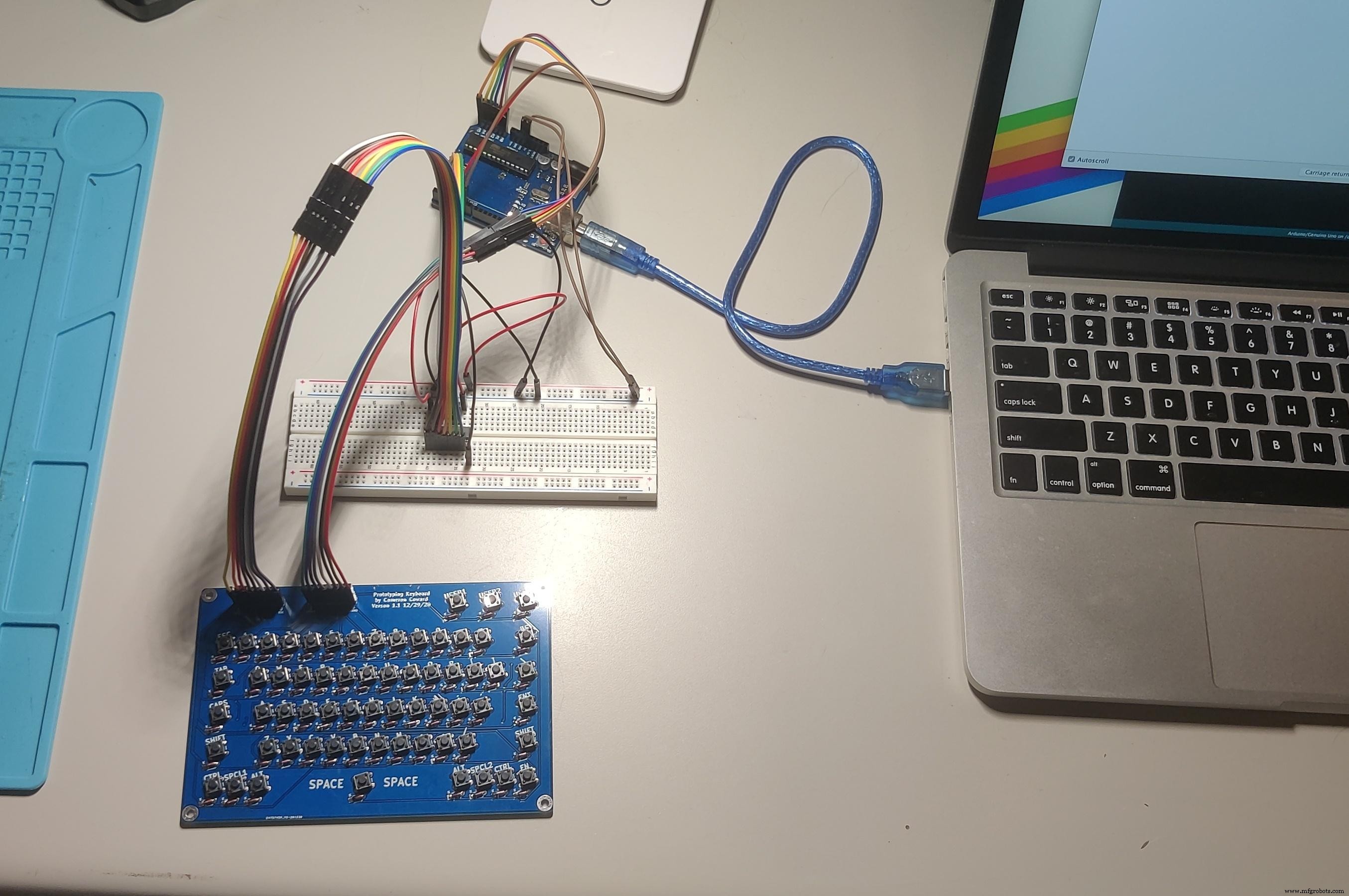 Arduino 64-Key Prototype Keyboard Matrix – Build a Custom Keyboard with Shift Registers