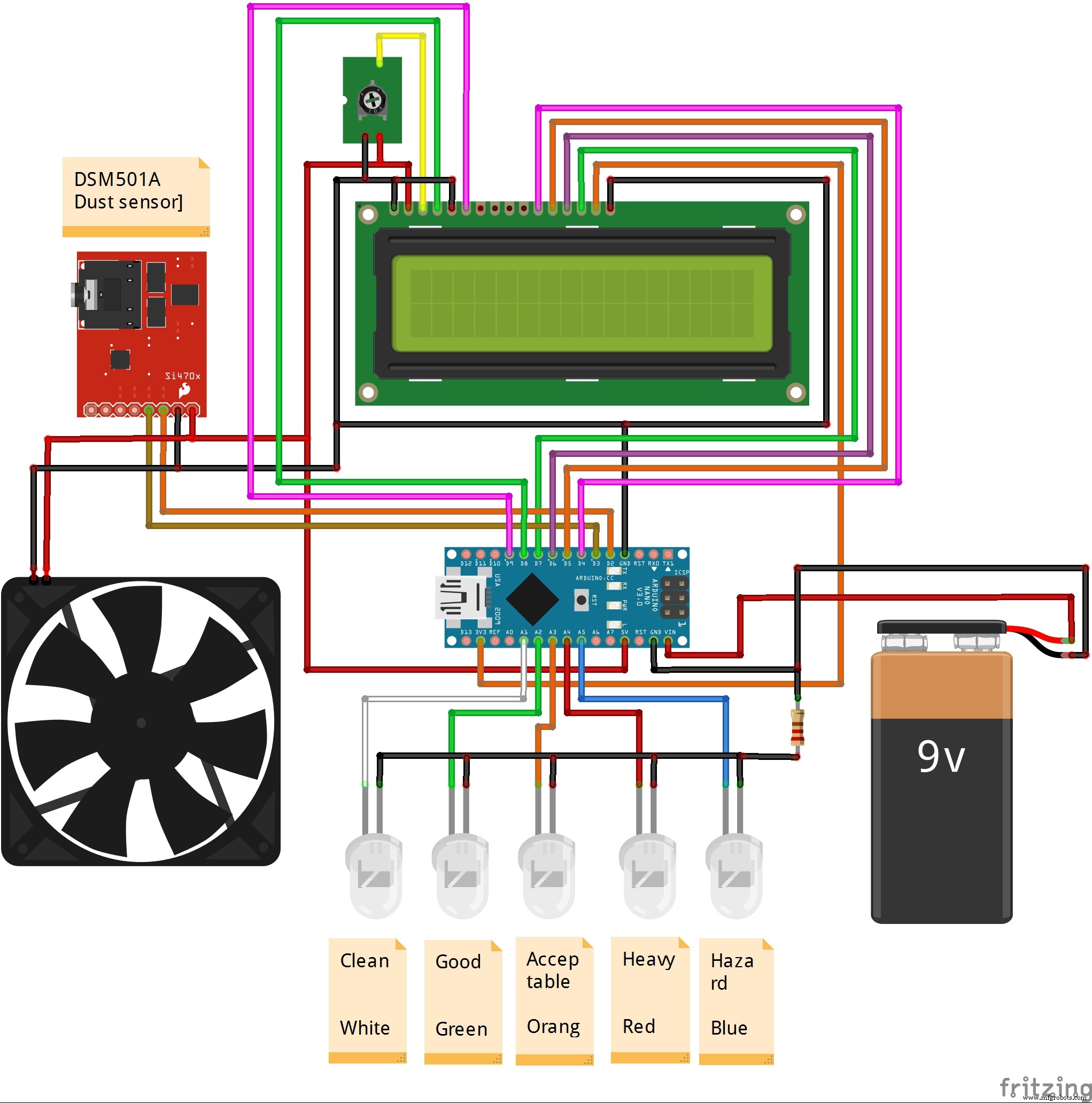 Build an Arduino‑Based Air Quality Monitor Using the DSM501A Dust Sensor
