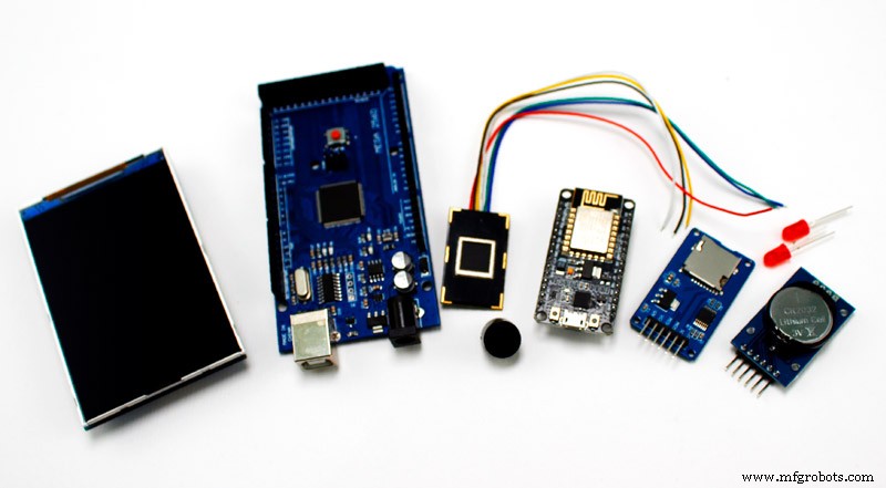 Secure Arduino Fingerprint Attendance System with Cloud Data Storage