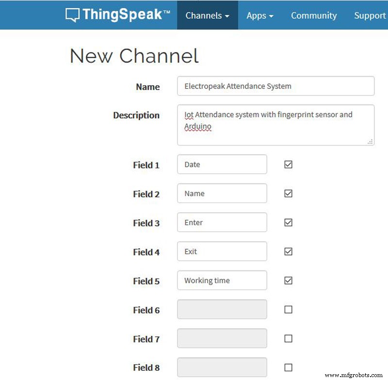 Secure Arduino Fingerprint Attendance System with Cloud Data Storage