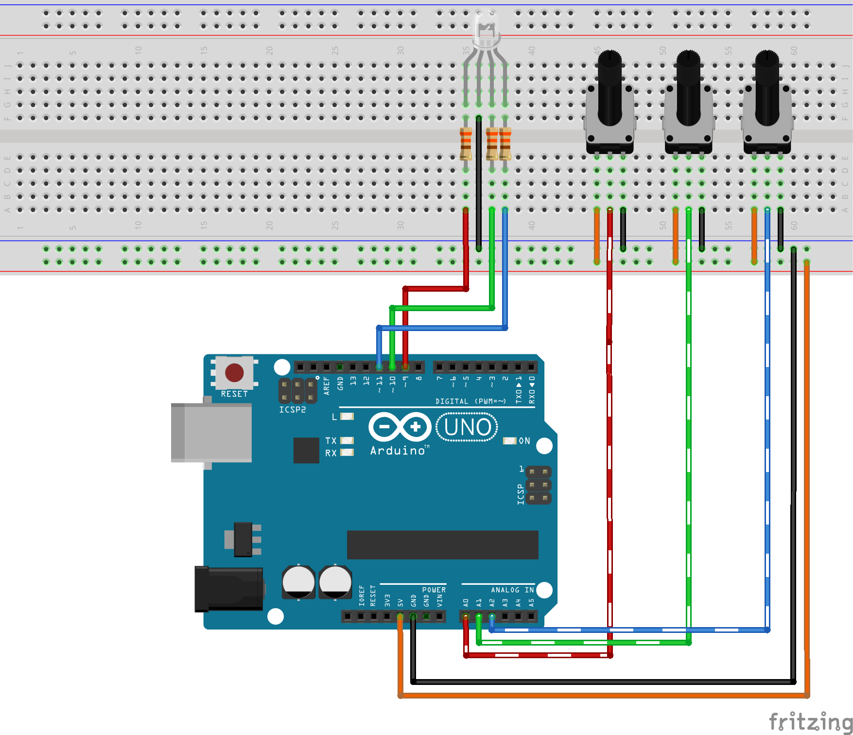 Build an Arduino RGB Color Mixer – Step‑by‑Step Tutorial