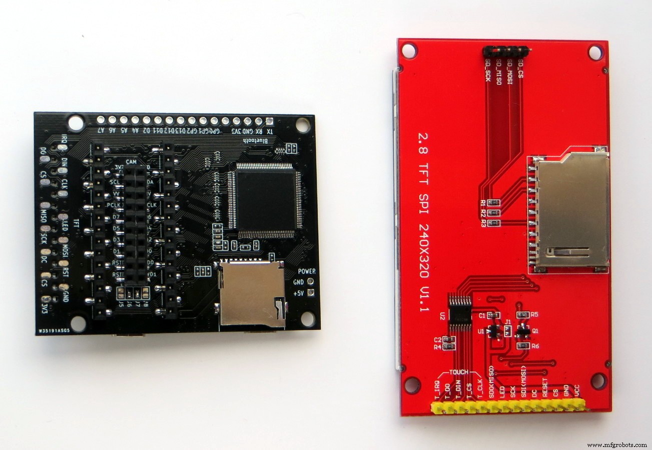 High-Performance 2.8” TFT Shield for Arduino Nano – 320×240 SPI Display