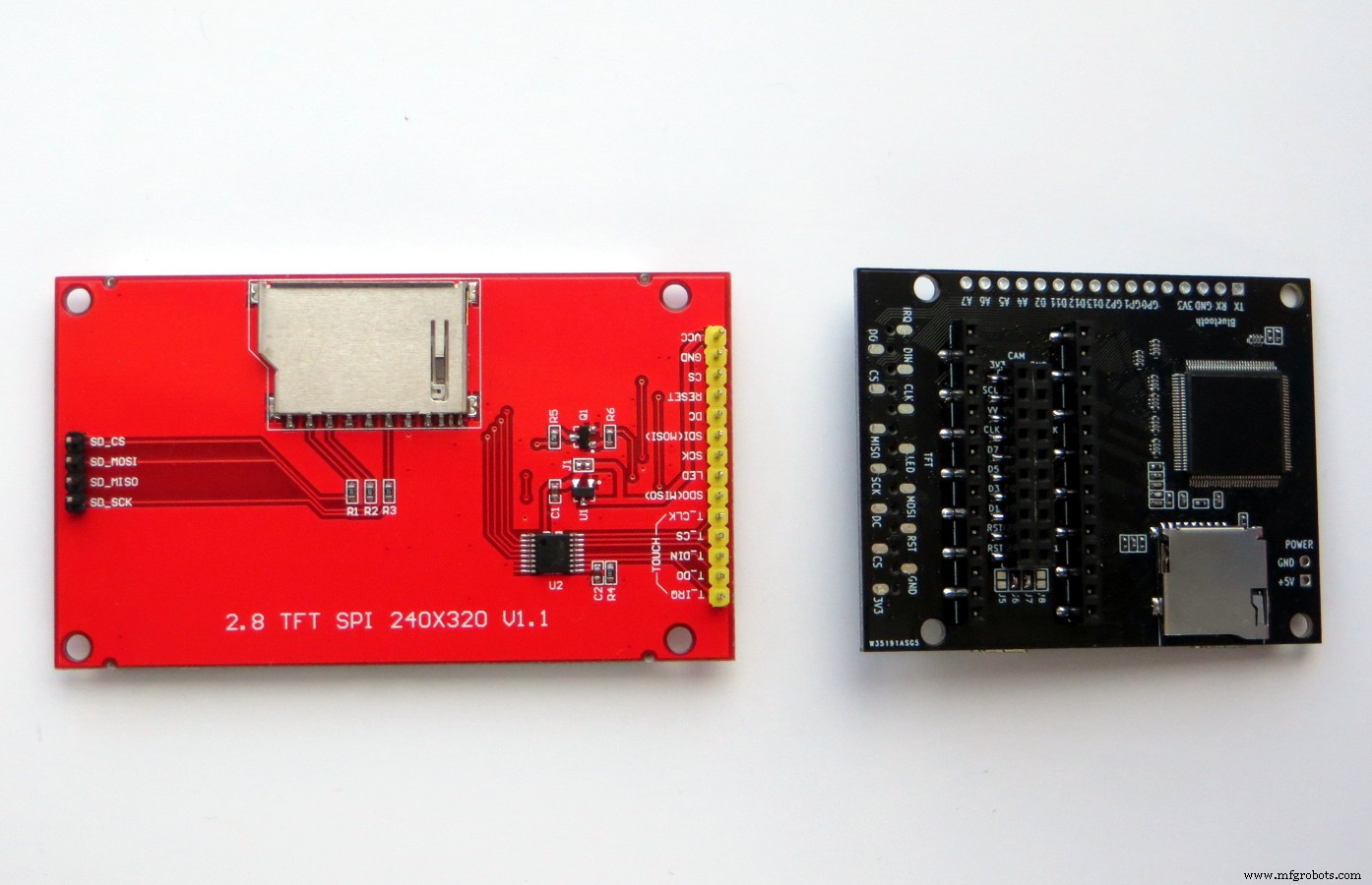 High-Performance 2.8” TFT Shield for Arduino Nano – 320×240 SPI Display