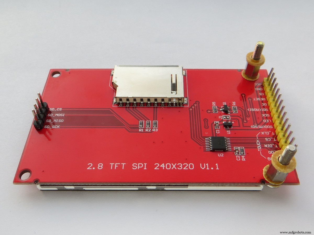 High-Performance 2.8” TFT Shield for Arduino Nano – 320×240 SPI Display