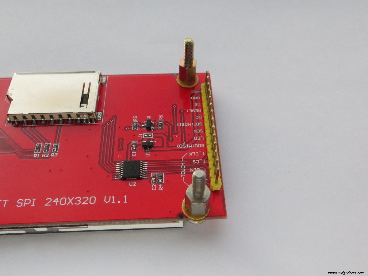 High-Performance 2.8” TFT Shield for Arduino Nano – 320×240 SPI Display