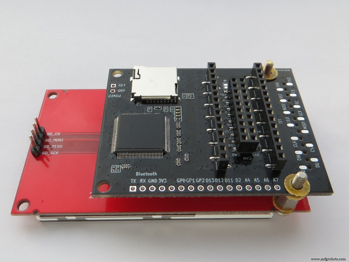 High-Performance 2.8” TFT Shield for Arduino Nano – 320×240 SPI Display