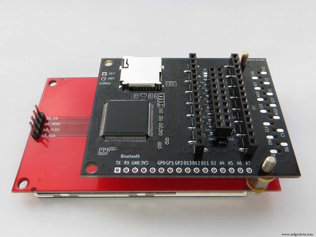 High-Performance 2.8” TFT Shield for Arduino Nano – 320×240 SPI Display