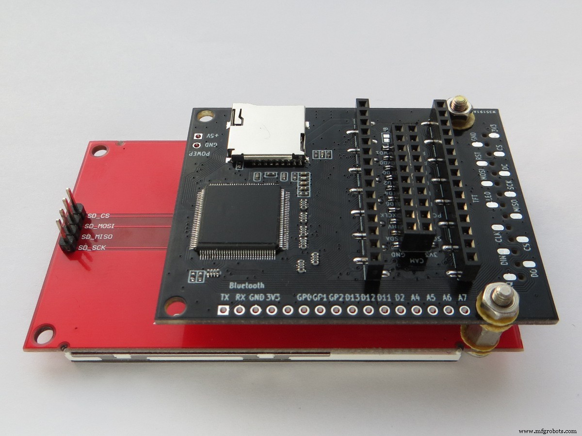 High-Performance 2.8” TFT Shield for Arduino Nano – 320×240 SPI Display