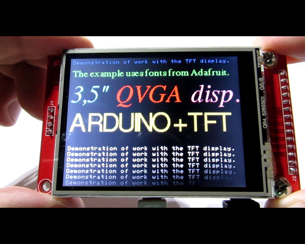 High-Performance 2.8” TFT Shield for Arduino Nano – 320×240 SPI Display