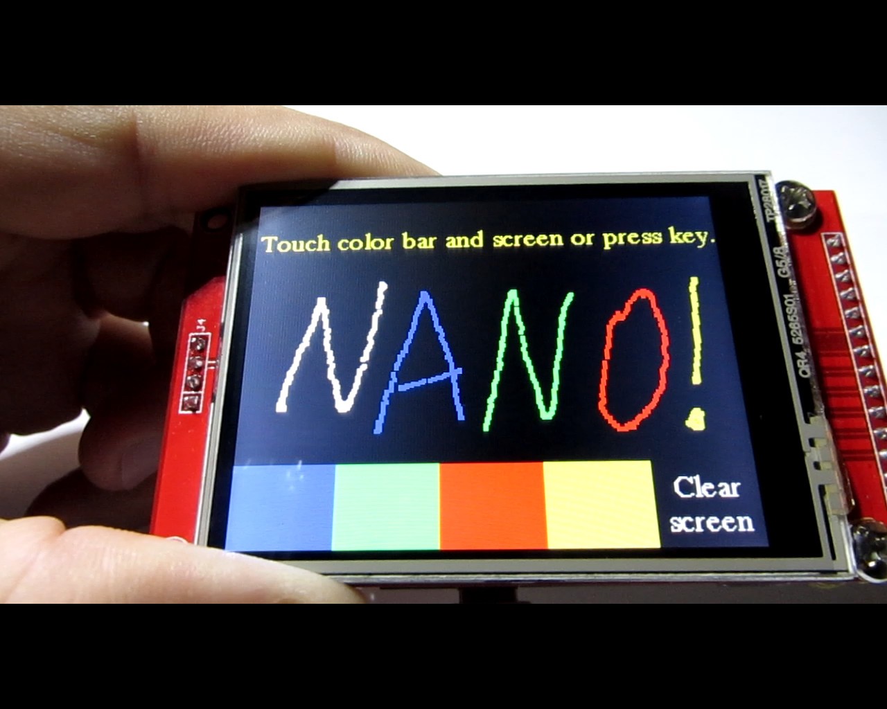 High-Performance 2.8” TFT Shield for Arduino Nano – 320×240 SPI Display