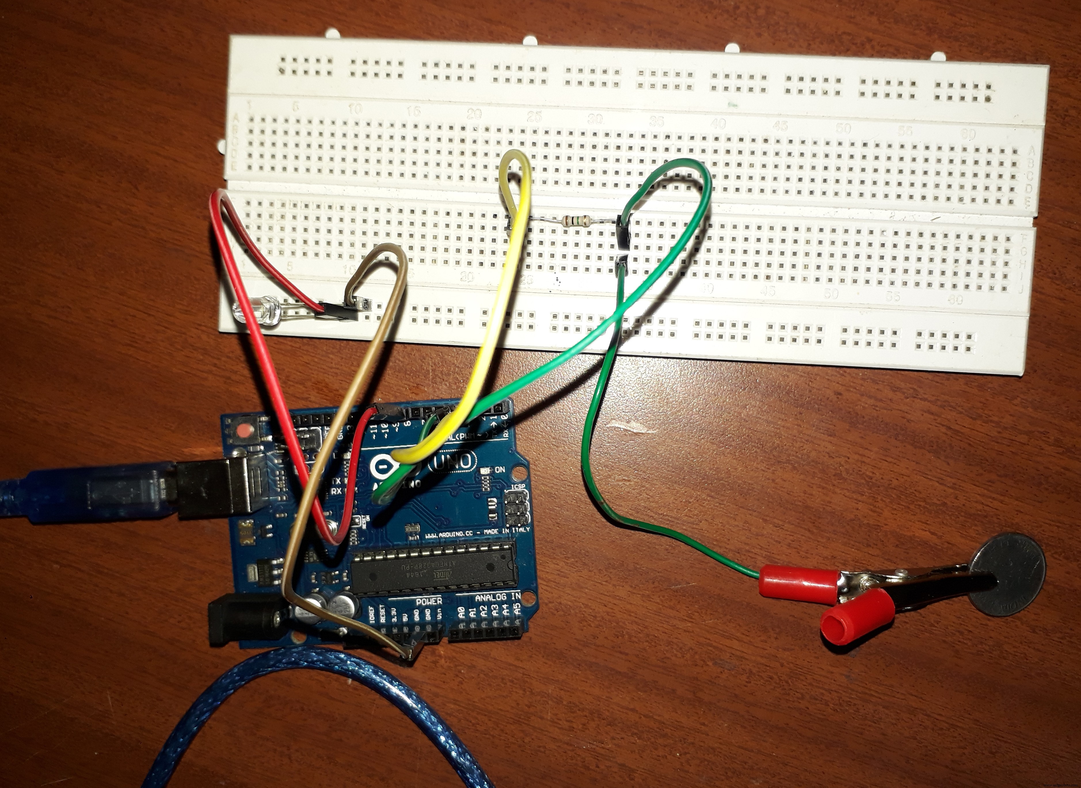 Capacitive Touch LED Switch with Arduino UNO – Easy DIY Project