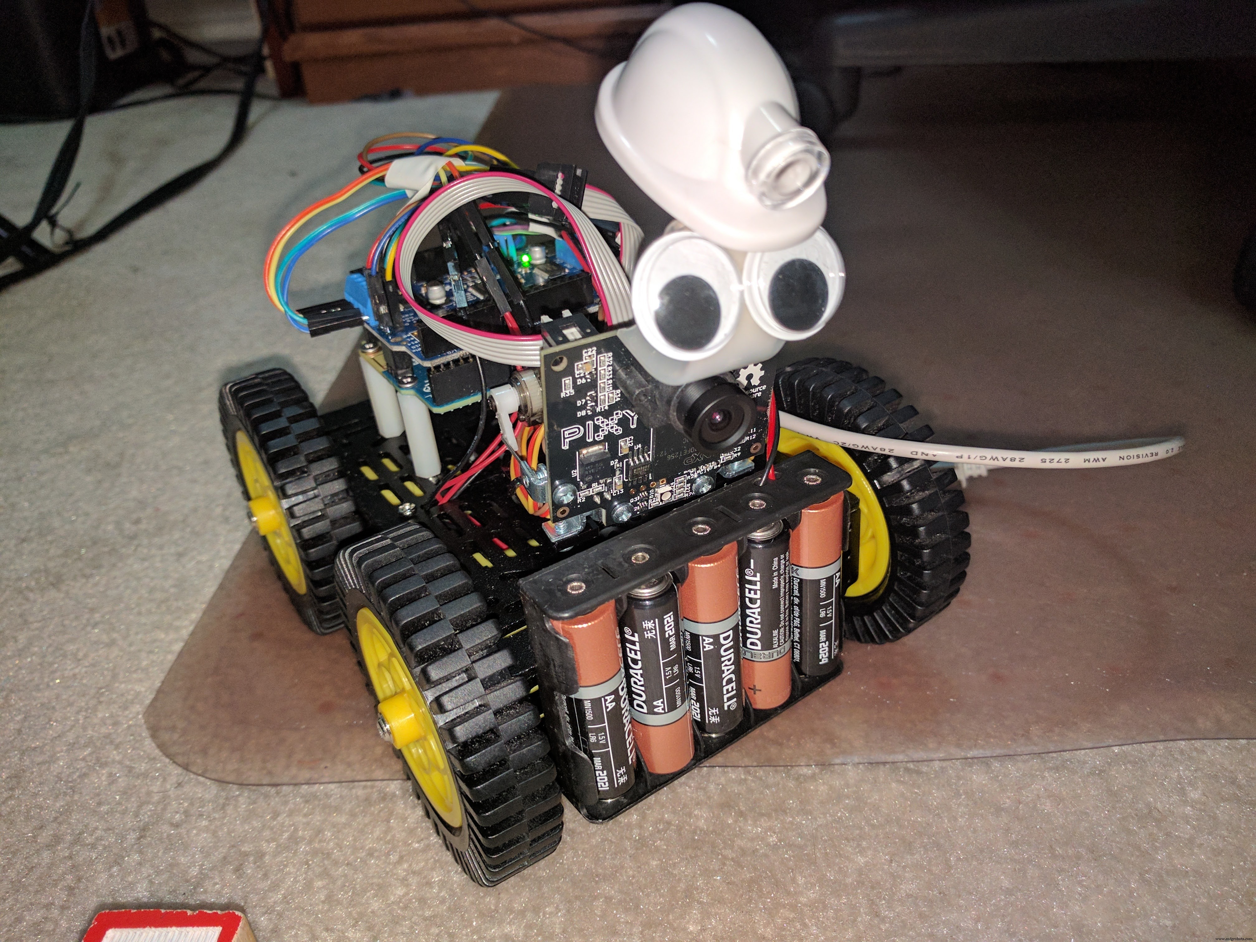 Rocky Rover: Build a Robotic Vision System with PixyCam and Arduino 101