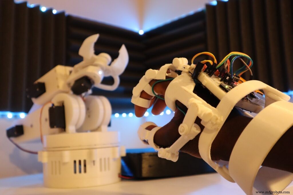 DIY Hand‑Gesture Controlled Arduino Robot Arm – Step‑by‑Step Build