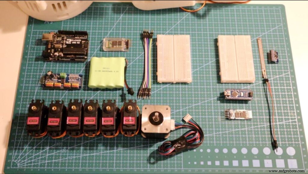 DIY Hand‑Gesture Controlled Arduino Robot Arm – Step‑by‑Step Build