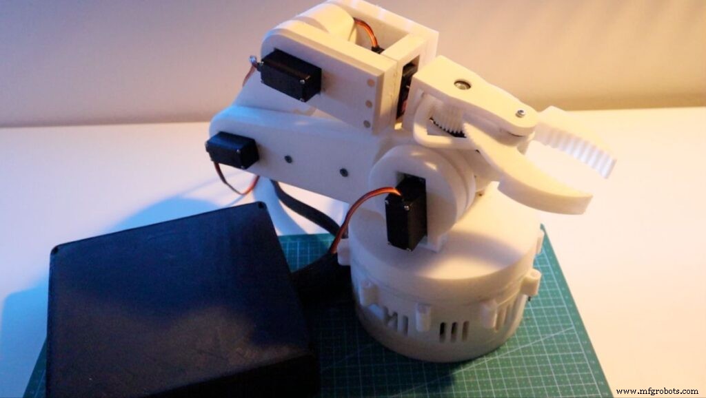 DIY Hand‑Gesture Controlled Arduino Robot Arm – Step‑by‑Step Build