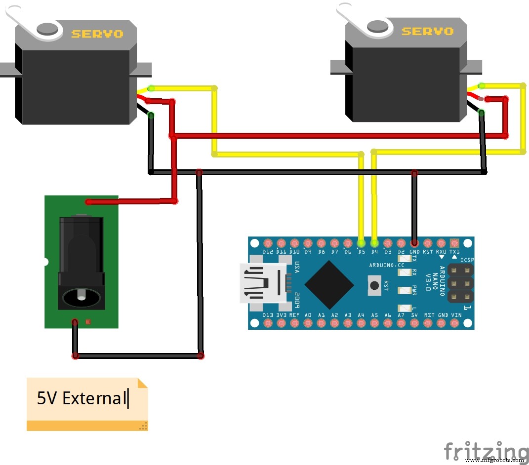 DIY 2D Motion Racing Simulator Using Arduino Nano & SG90 Servos