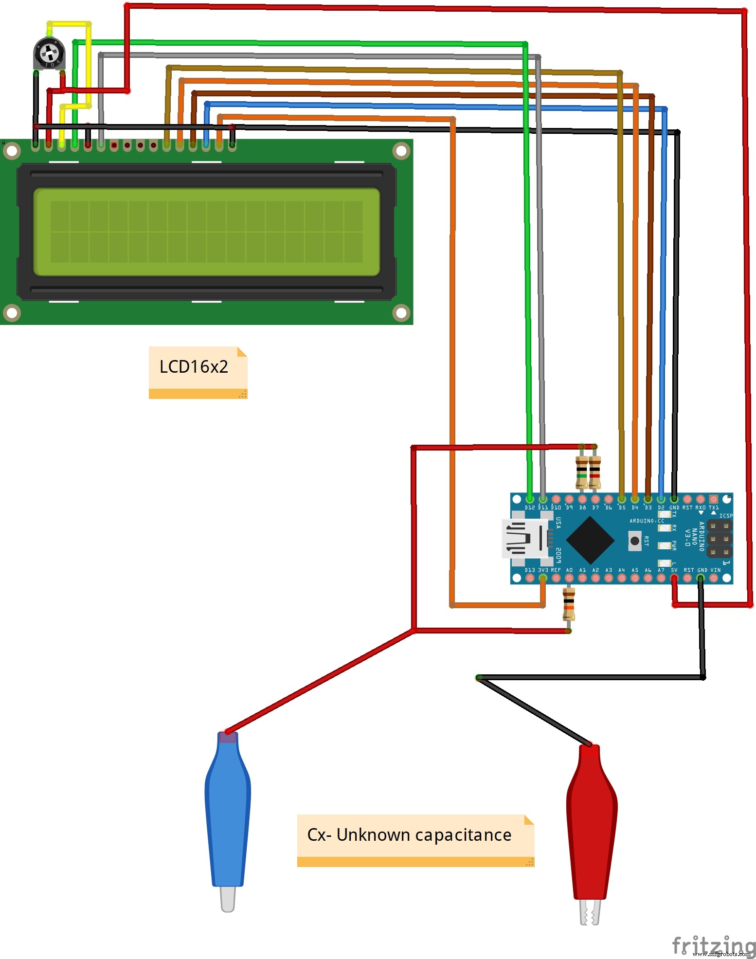 DIY Autoranging Capacitance Meter (10 pF–10 µF) – Easy Arduino Build