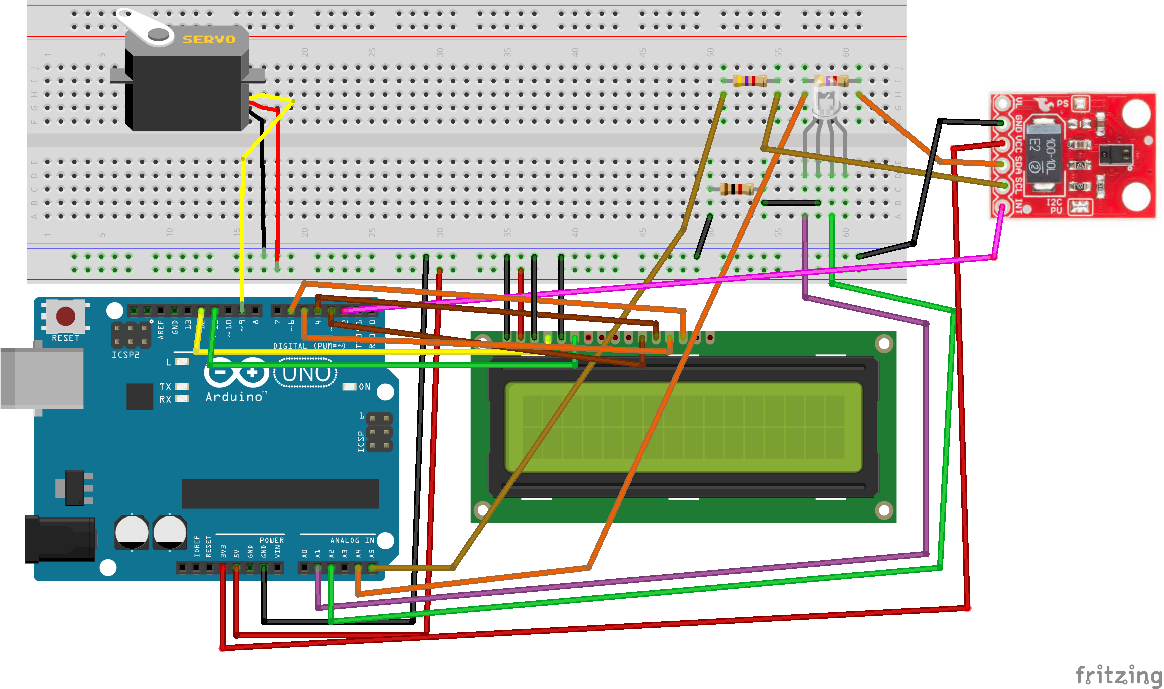 Touch‑Free Gesture Lock: Secure Access with APDS‑9960 and Arduino