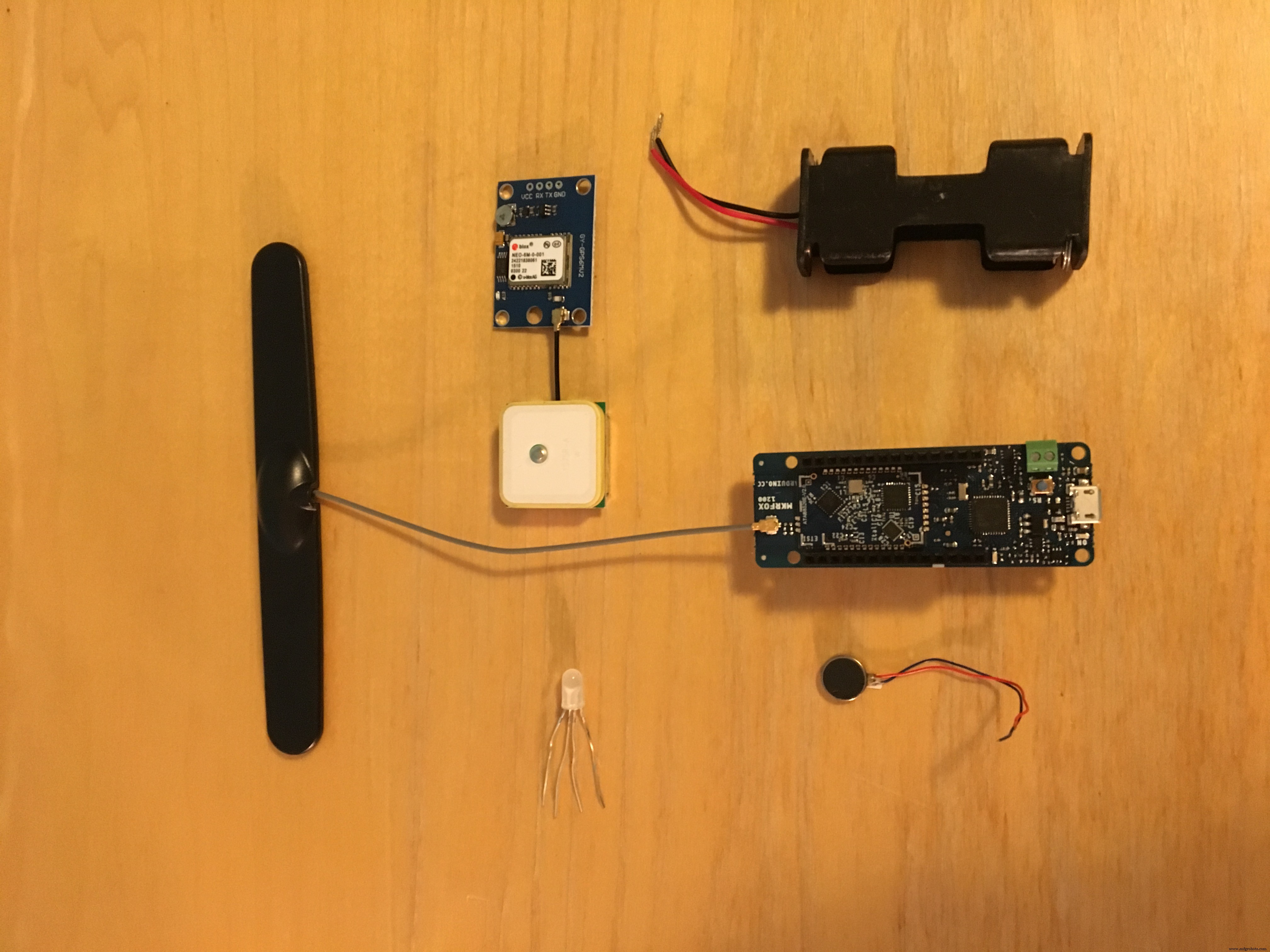 SmartWay: Comprehensive Kit for Vibrating Motor, RGB LED, GPS Module & Arduino MKR Fox 1200 Projects