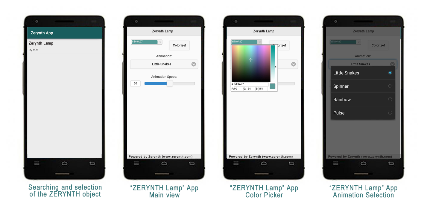 Zerynth Lamp: Smart IoT Ambient Light Control with NeoPixel LEDs