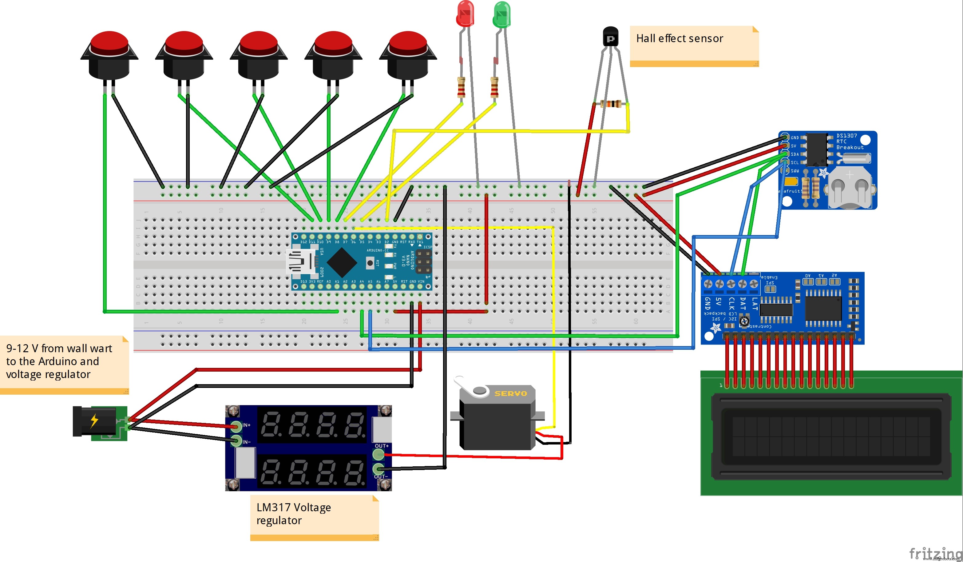 Smart 3D Printed Pet Feeder Powered by Arduino Nano