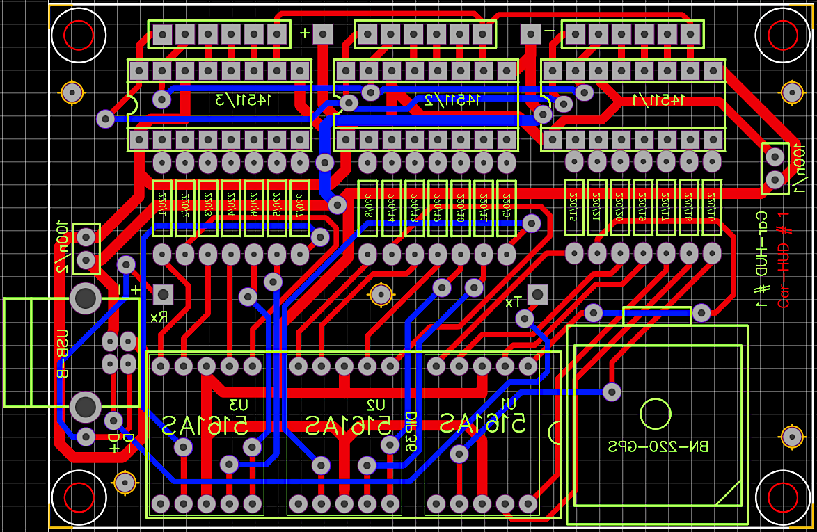 Car HUD: Real‑Time Windshield Speed & Compass Display